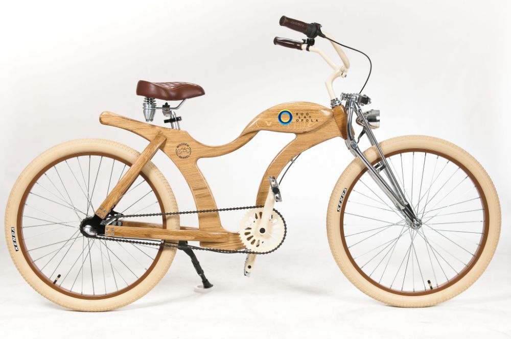 Drewniany rower