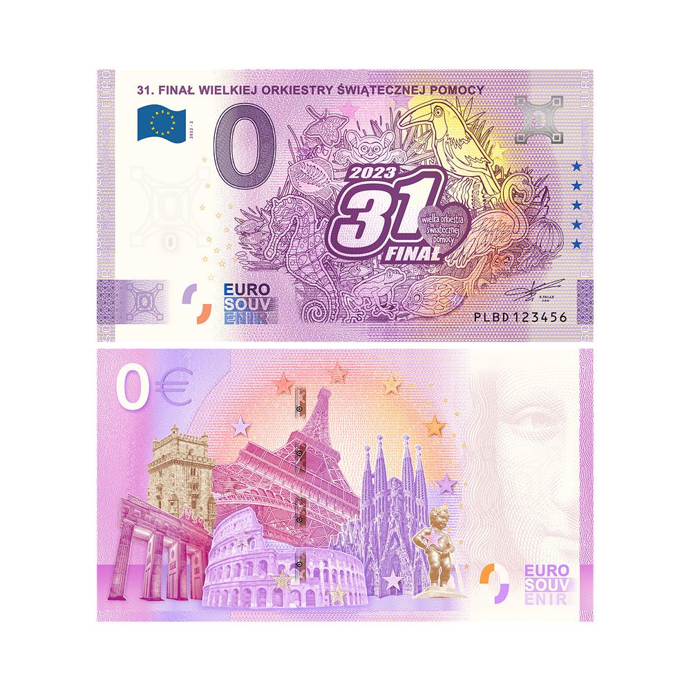 Okolicznościowy Banknot 0 Euro