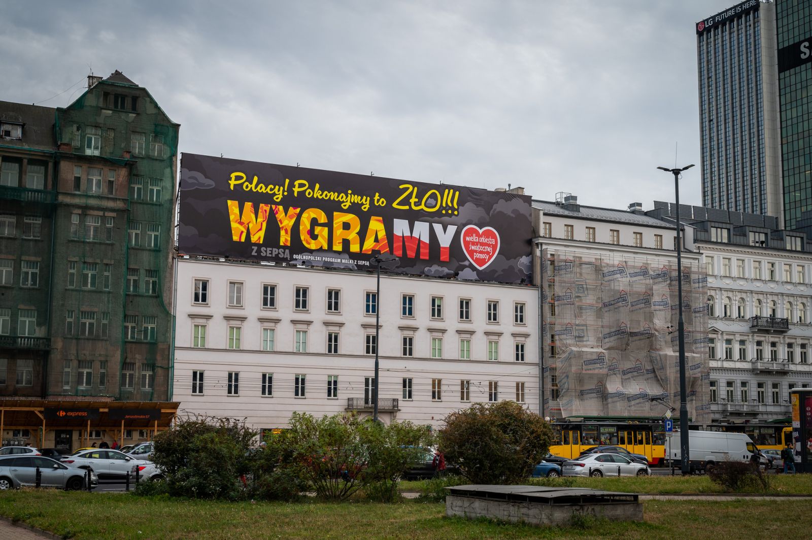 The outdoor campaign organized by the GOCC Foundation in October 2023, photo: Łuaksz Widziszowski