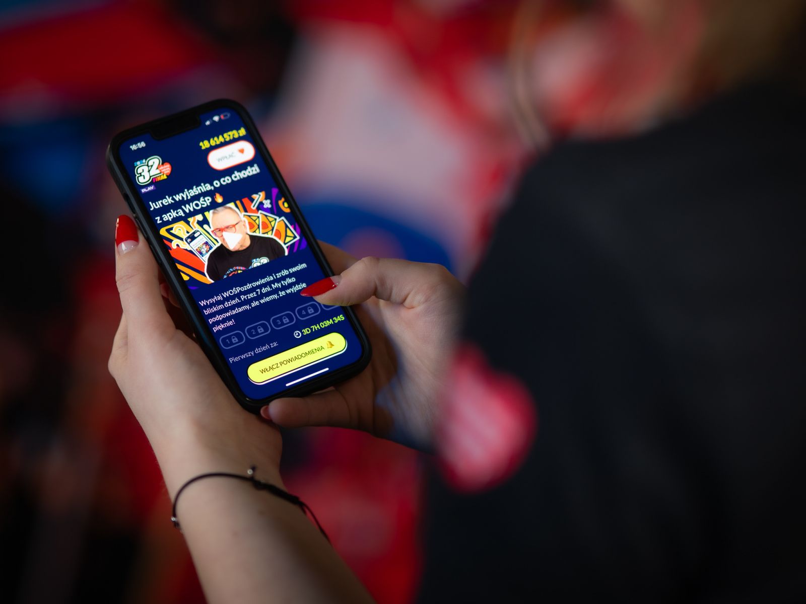 Mobile app of the 32nd GOCC Grand Finale, photo by Łukasz Widziszowski