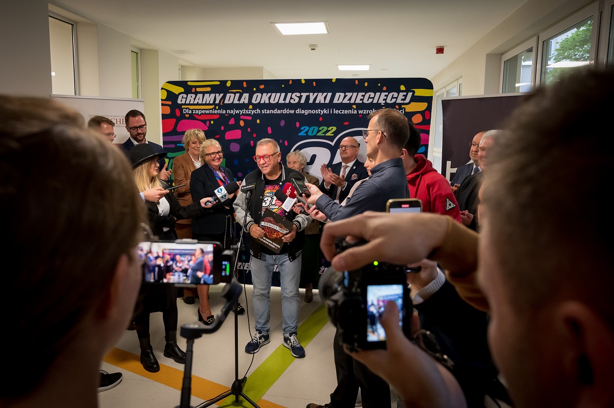 Konferencja prasowa przy okazji przekazania sprzętu do Miejskiego Centrum Medycznego, fot. Łukasz Widziszowski