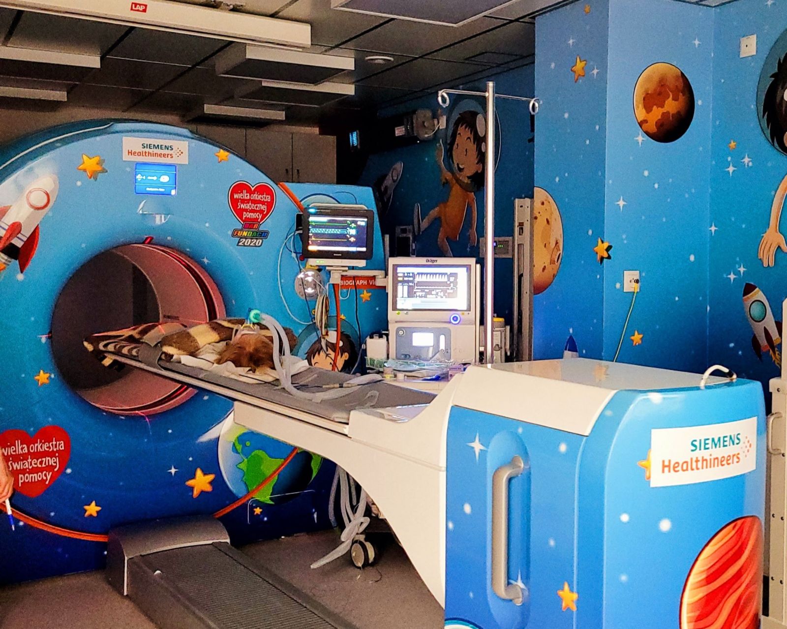 A 100th test with the use of the PET-CT scanner, photo: Children's Memorial Health Institute